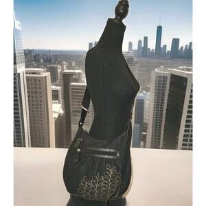 Radley London Nylon Crossbody Black 12x10x3
